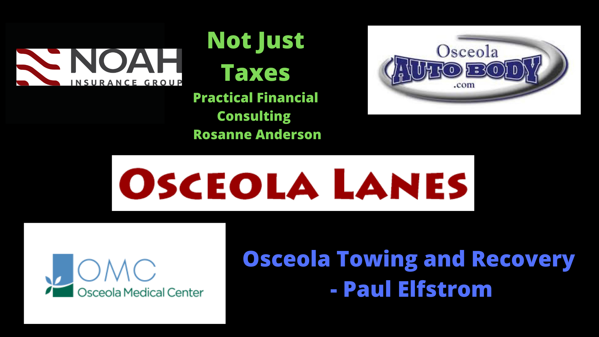 Thank you to our sponsors for supporting Osceola Athletics