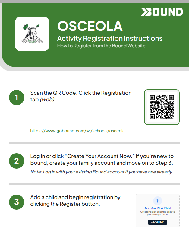 Bound Athletic Registration Information